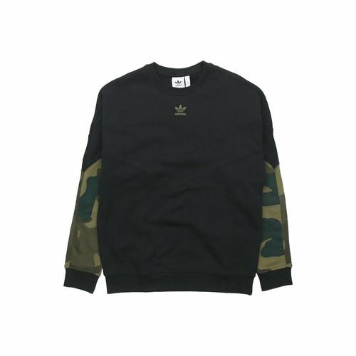 adidas Originals Crewneck Pullover American Retro Sweatshirt for Men, Black XS чёрный