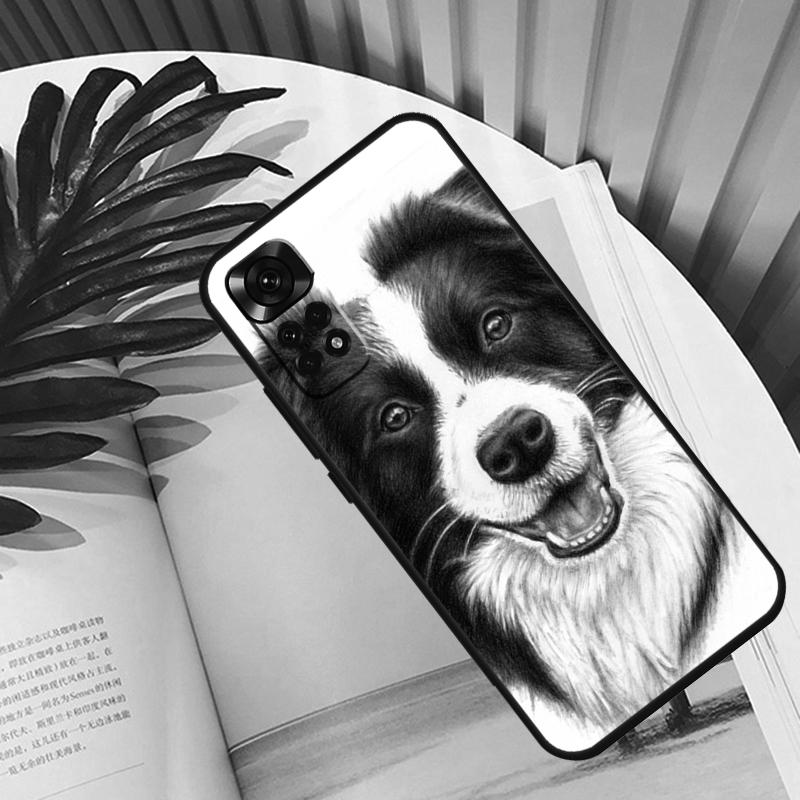 Border Collie Hund Hülle Für Xiaomi Redmi Note 14 13 10 11 12 15 Pro Plus Hülle Für Redmi 15C 14C 10C 12C 13C 15