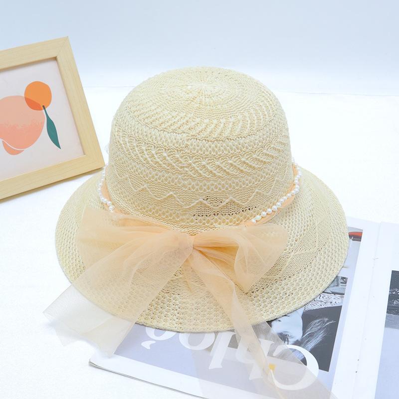 New Straw Hat Women's Outdoor Sunshade Sunscreen Hat Big Brim Trendy Vacation Beach Hat Breathable Cool Hat