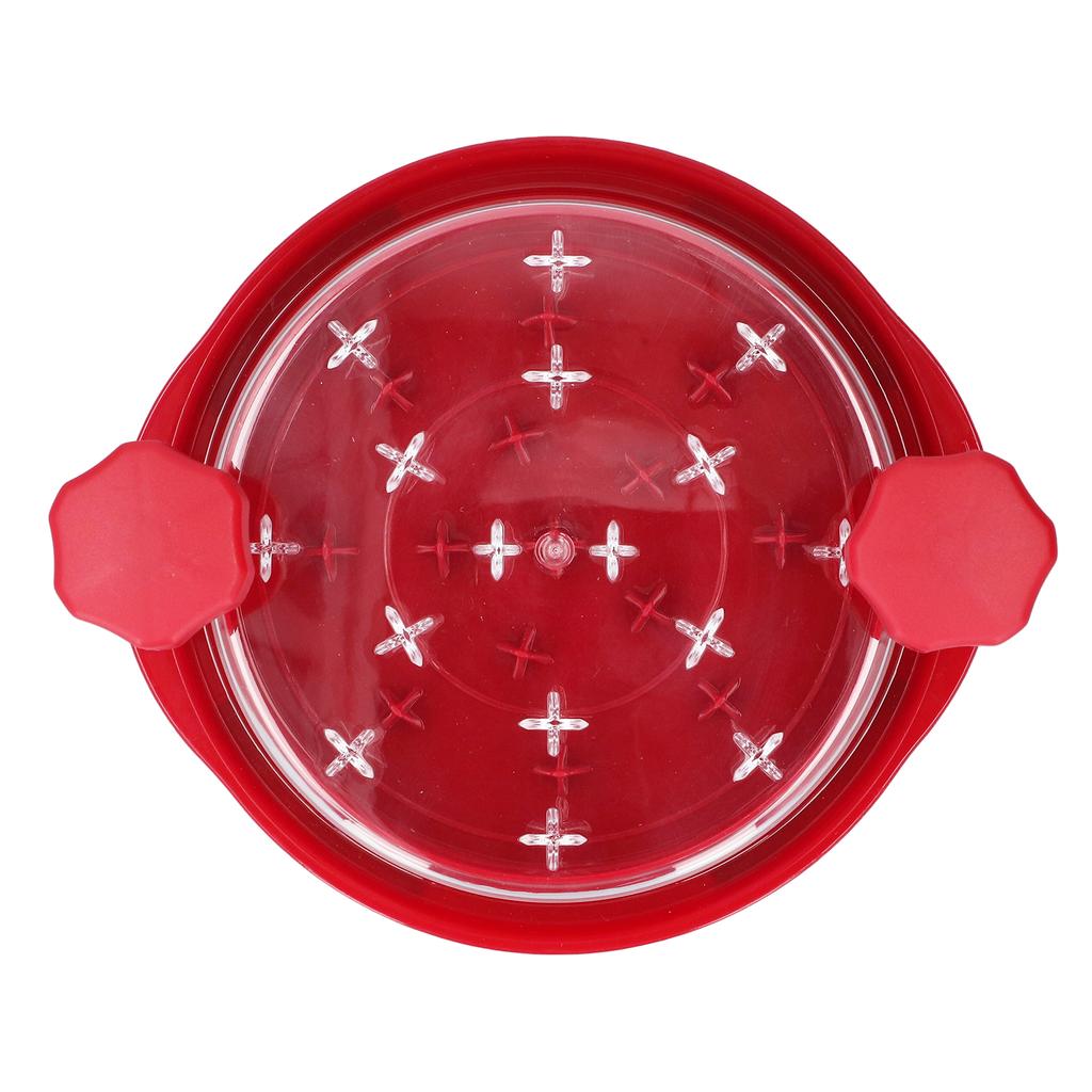 Chicken Shredder 15cm Diameter Non Slip Rubber Pad Transparent Visible Meat Vegetable Grinder