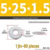 Extra Large Galvanized Metal Flat Washer - Thickened Round Screw Washer M6-M16