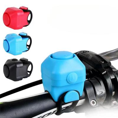 Buzina elétrica de bicicleta, bicicleta de equilíbrio infantil, mini sino agudo, acessórios para andar de bicicleta, sino elétrico de bicicleta de estrada voadora morta