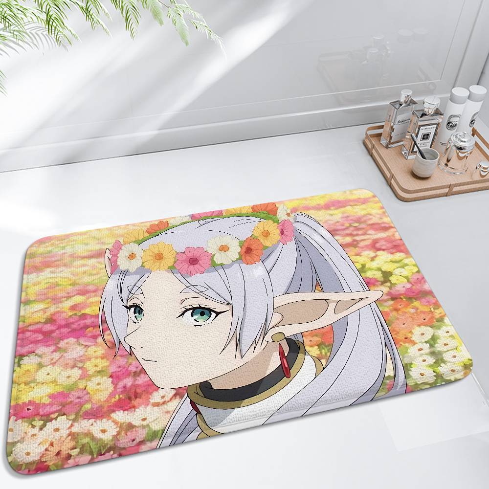 F-Frieren Beyond Journey's End Floor Mat Living Room Rug For Bedroom Welcome Mat Outdoor Rug