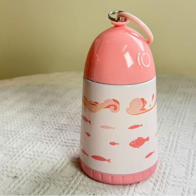 

Портативная мини-термокружка: Милый, Девичий, Простой Дизайн для Женщин, Студентов и Детей. Нержавеющая сталь 304, с вакуумной изоляцией. Mini Pocket Cup