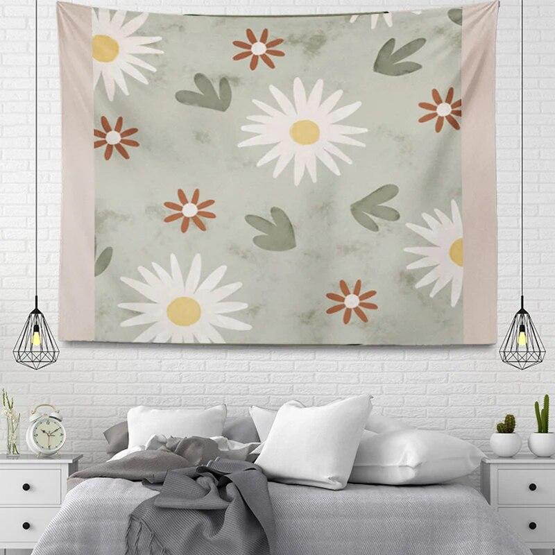 

Красивое украшение для дома, комнаты, богемный подвесной большой тканевый осенний простой ковер для спальни, скандинавские богемные растения 100x75cm