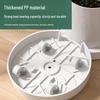 Large Flower Pot Mobile Tray with Hidden Wheels, High Load Capacity, Thickened Plastic