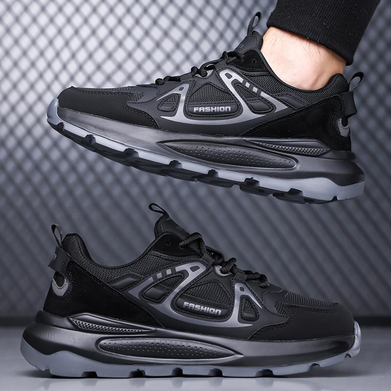 New Autumn and Winter Men's Outdoor Recreational Sports Shoes Four Seasons Lightweight Non Slip Wear-resistant Hiking Shoes