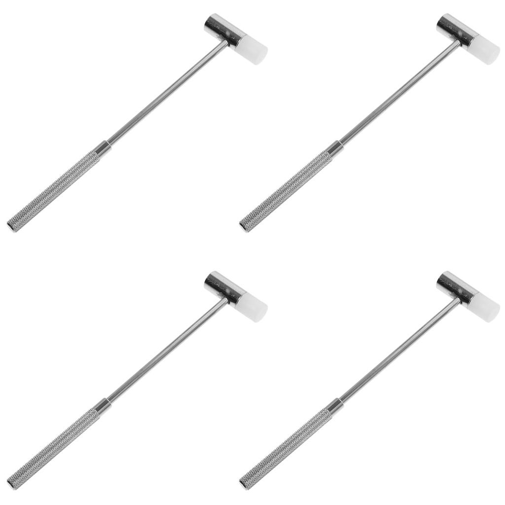 WOFASHPURET Watch Repair Hammer Set, 4-Piece Small Mallet Set, for Jewelry and Watch Maintenance, Lightweight 340g, Compact Design, Multifunctional