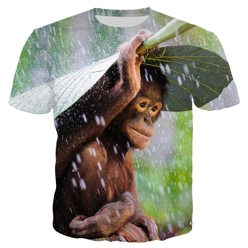 

Fashion Funny Fanciful Graphic T Shirts For Men Europe And America Trend Personality Printed Round Neck Short Sleeve Tops 6XL