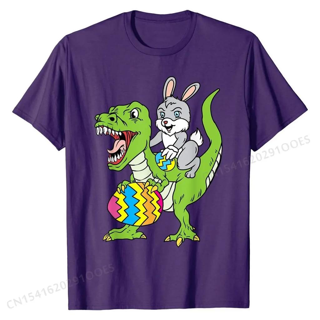 Easter Bunny Boys Girls Kids Dino Lover T-Shirt Special T Shirts Funny Tops & Tees Cotton
