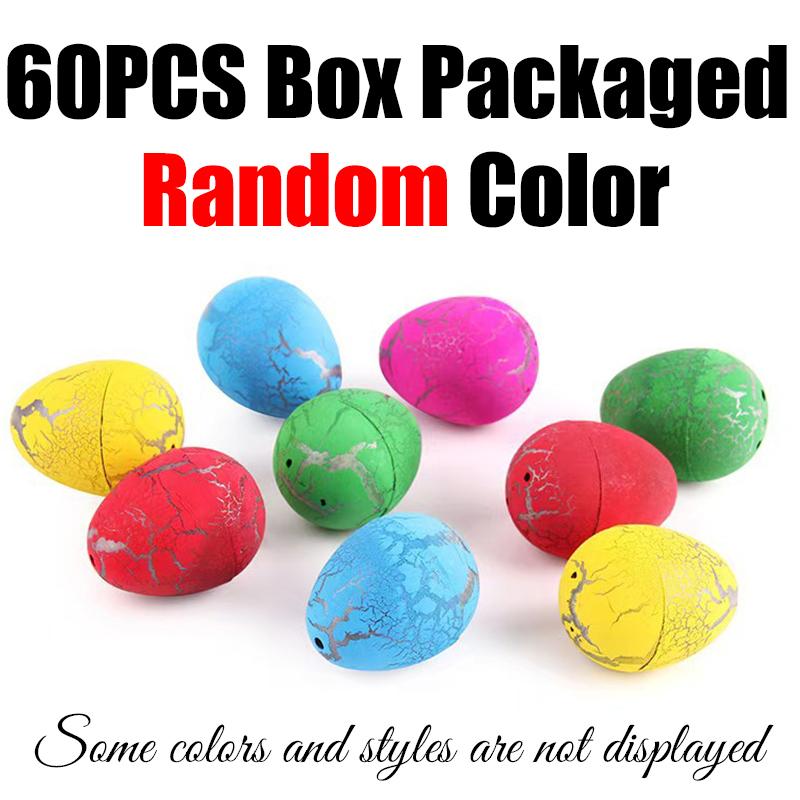 10/20/60PCS Water Hatching Dinosaur Eggs Funny Novelty Magic Crack Growing Egg Party Gift Pool Bathtub Water Fun Accessories ZYF