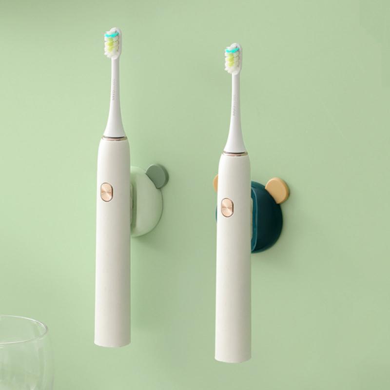1Set Wall Mounted Magnetic Electric Toothbrush Non-slip Wall Mount Brush Body Rack Toothbrush Holder Wall