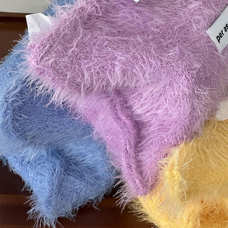 1Pc Toilet Paper Storage Nordic Style Thread Plush High Quality Tissue Bag Holder Solid Color Napkin Boxes