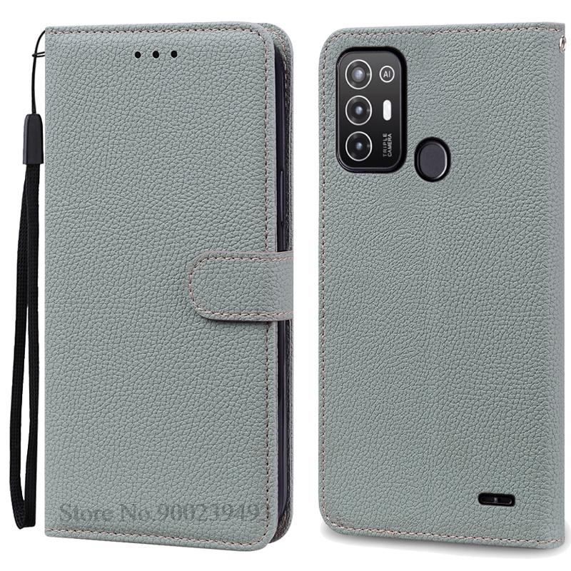 For ZTE Blade A52 Case PU Leather Flip Wallet Case For ZTE Blade A52 Case Silicone Back Cover Phone Coque Fundas