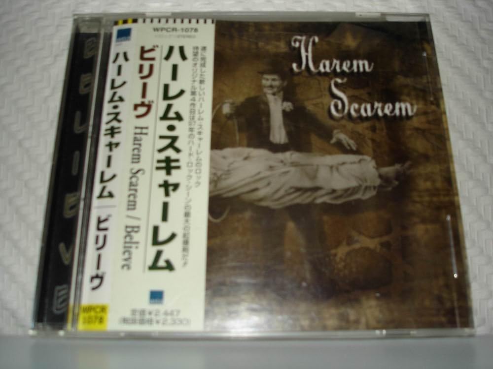 

CD HAREM SCAREM - Believe WPCR1078PROMO WEA 1997 Japan ObiRock Used