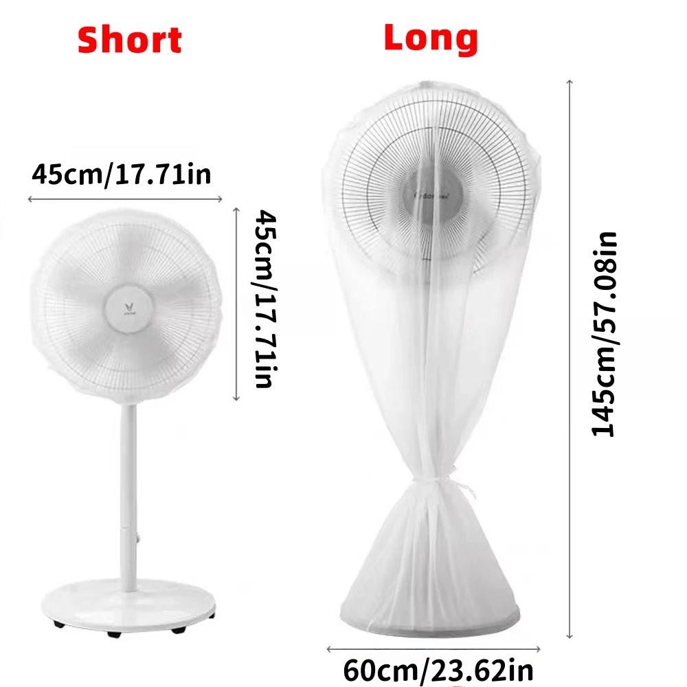 1pc Fan Dust Cover Universal Electric Vertical Floor Fan 360° Dustproof Covers Round Washable Damp-Proof Protector