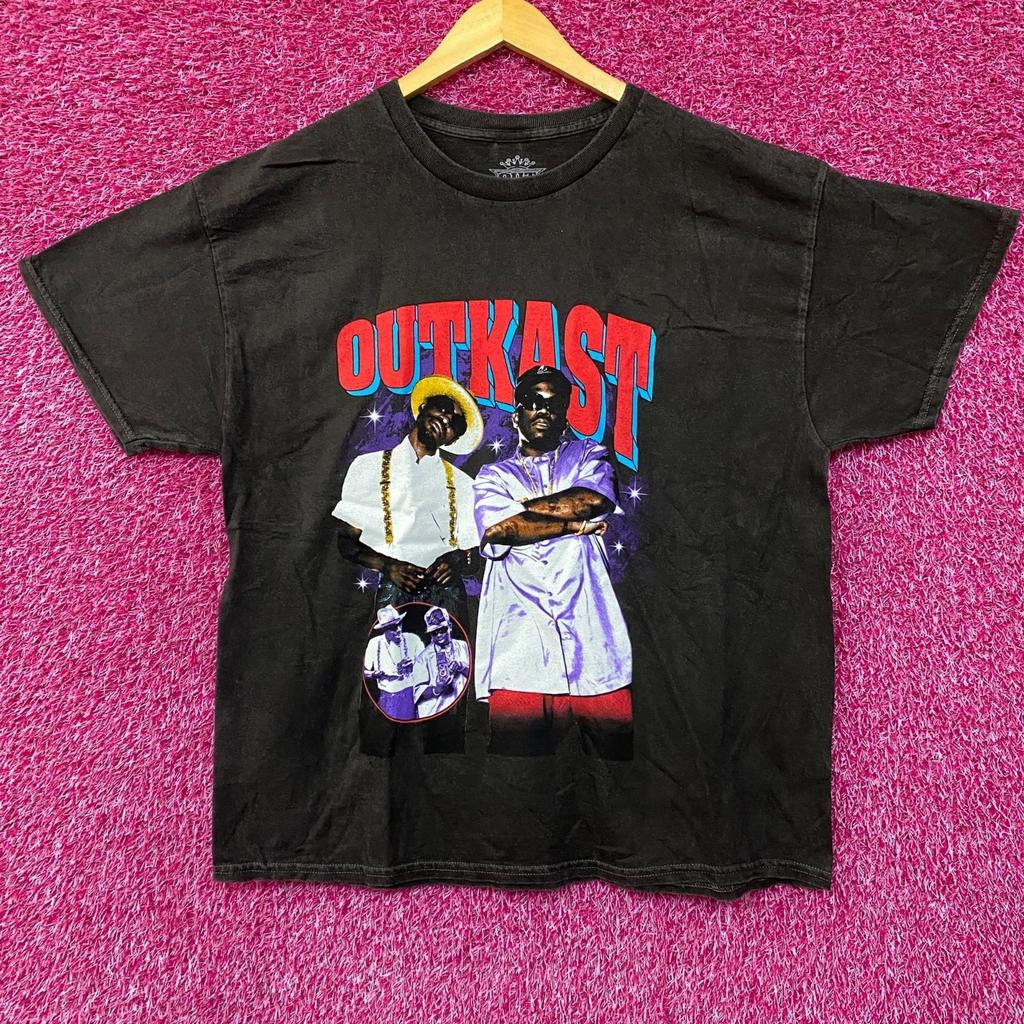 Outkast Stankonia Hip-Hop Graphic Design T-shirt 100% Cotone Magliette Uomo Top