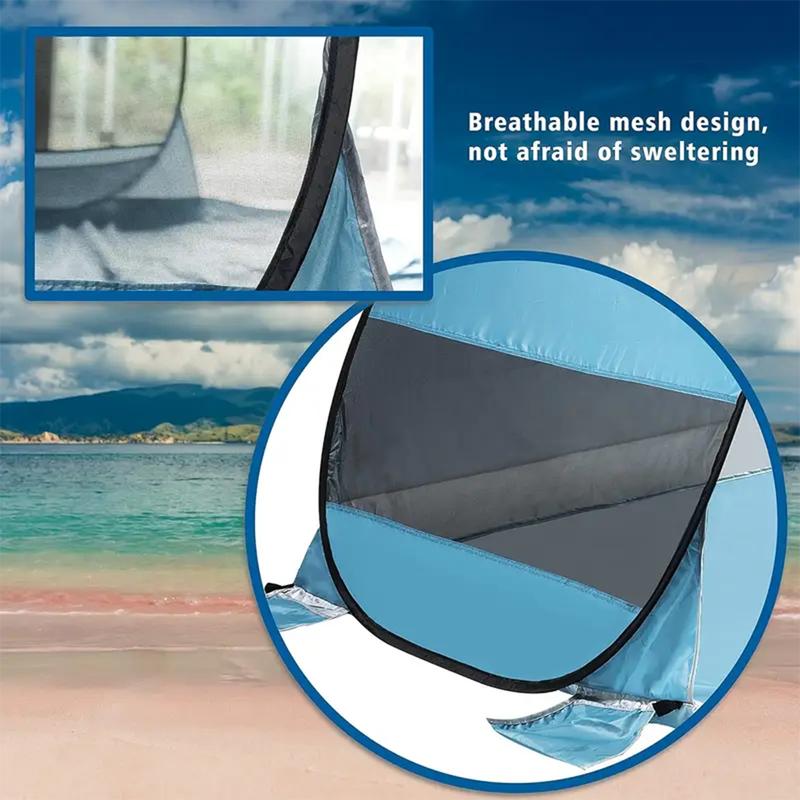 Quick Set Up.Pop Up Beach Tent Portable Sun Shade Shelter Outdoor Camping Fishing Canopy,Camping Accessories,Sturdy Construction