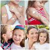 Children's Cartoon Rainbow Tattoo Girl Boy Tattoo Cute Flower Unicorn Birthday Party Sticker