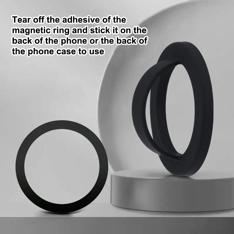 Magnetic Phone Ring Holder Grip Attachment Removable Magnetic Phone Ring Waterproof Liquid Silicone Hone Ring Holder