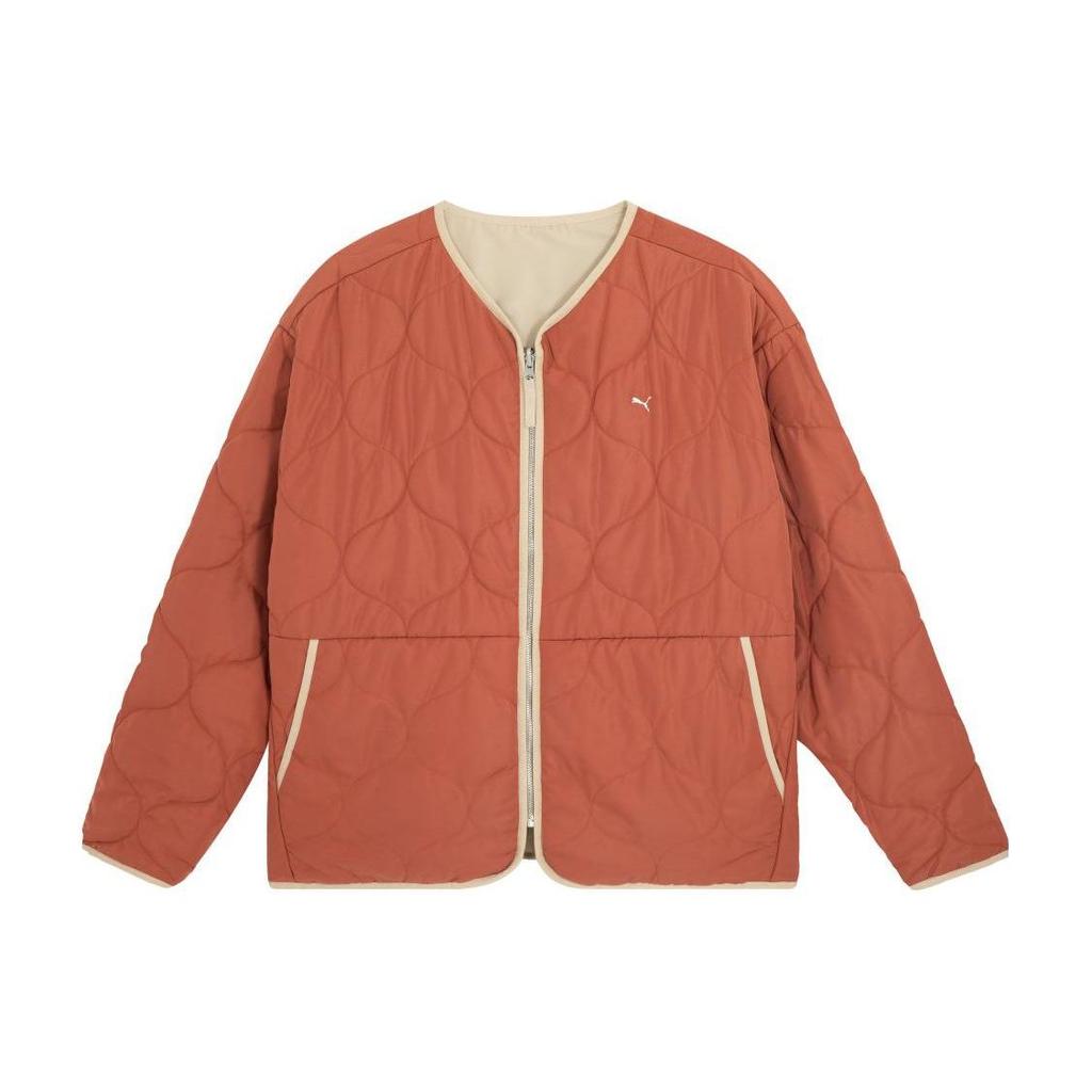 PUMA MMQ LW Padded Reversible Jacket Unisex Outerwear Toasted-Almond 623045-88