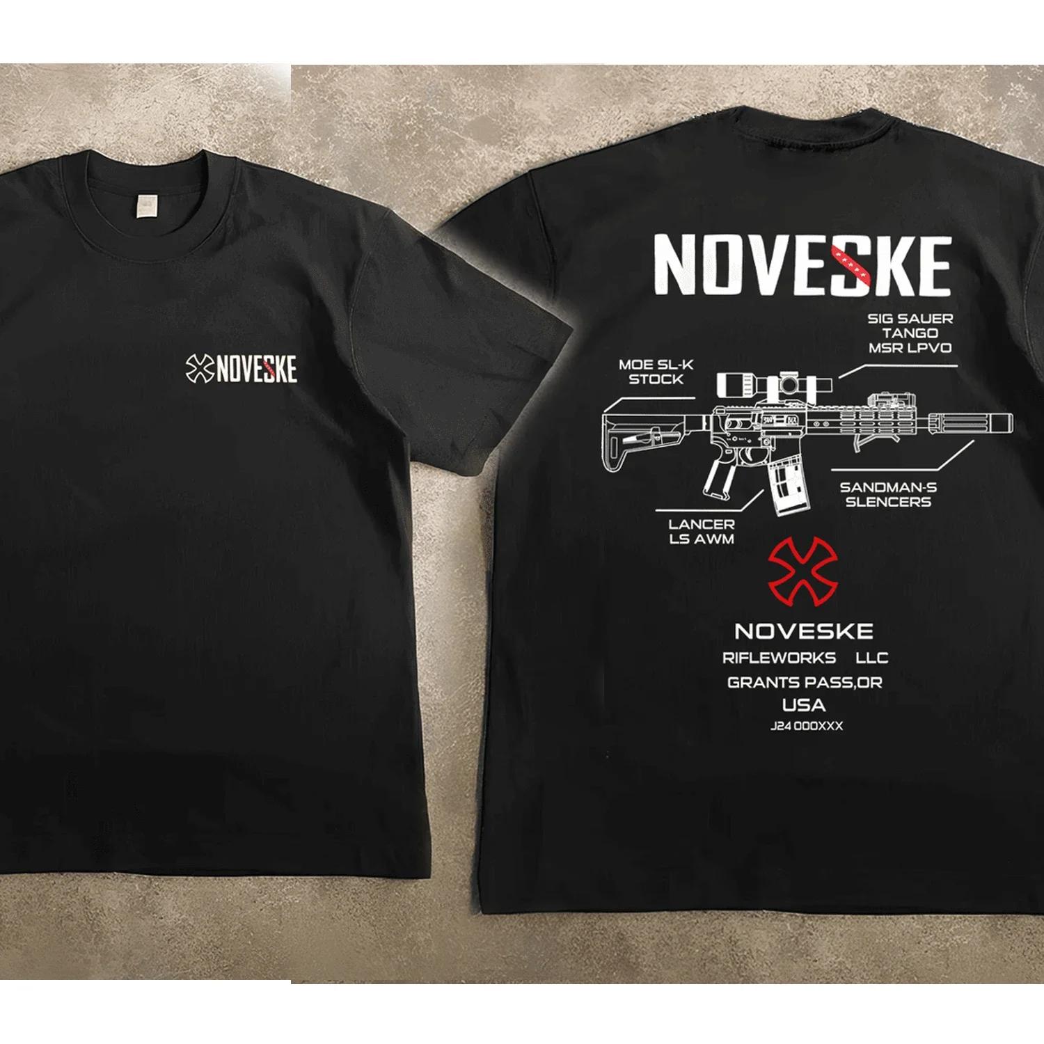 

ZX ФУТБОЛКА Забавная Пушка Noveske Мужская женская Одежда Мода Летние Футболки Уличная Одежда Свободные Топы Дышащая Футболка S