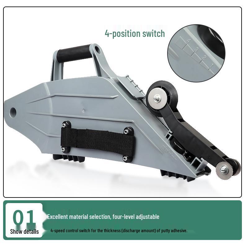 Multi-Purpose Gypsum Board Caulking and Splicing Tool for Quick Clamping and Pressing