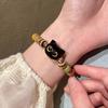 1 Cute Big Eyed Black Cat Pendant Bead Bracelet with Colorful Beads, a Holiday Gift for Ladies