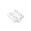 50pcs 2444 10247 Modified 2 x 2 with Pin Hole Bricks Collections Bulk Modular GBC Toys For Technical MOC DIY Buildings Blocks Gi