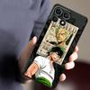 One Piece Cool ZORO Black Soft Phone Cover Case for Honor Magic5Lite X8 X7 X9a X6 200 400 Lite X5b 70 90 8X