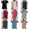 Copricostume da Spiaggia con Tasche e Scollo a V per Donna Yoga e Vacanze