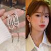 French Retro Pearl  Bow Tassel Dangle Earrings For Women  Elegant Tassel Jewelry Party Gifts