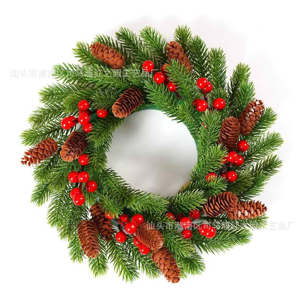 Christmas Decorations, Artificial Wreaths, Fake Green Plants, Home Decoration, Window Arrangement, Door Hanging Wreaths, Christmas Decoration