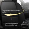 1pc Premium PU Leather Car Seat Covers for Front Driver & Passenger - Soft Foam Padding Universal Auto Seat Protection Cover