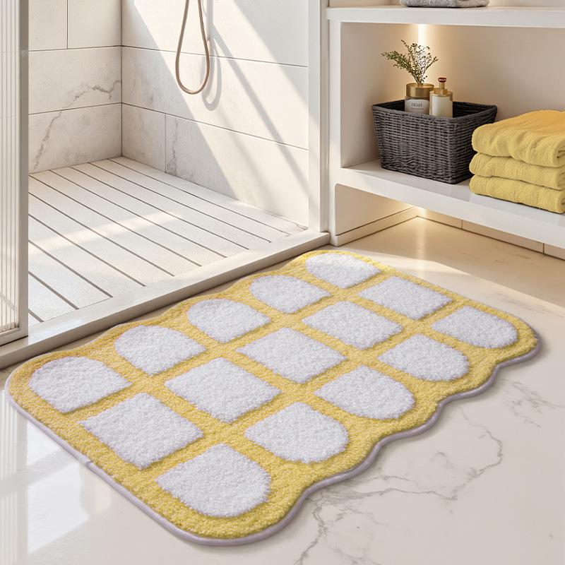 Non - Slip Floor Mat, Bathroom Water - Absorbing And Thickened Type, Bathroom Carpet For Bathroom And Toilet Entrance