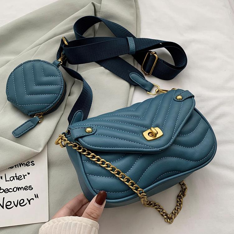 French Texture Popular Small Bag Women's 2020 New Trendy Internet Celebrity Summer Shoulder Bag Premium Chain Messenger Bag