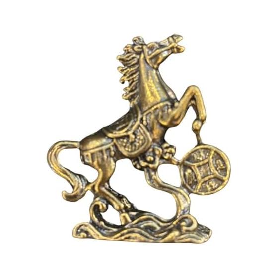 Horse Figurine Interior Figurine Good Luck Zodiac Money Luck Interior Living Entrance Object Increase Money Luck Prayer Improve Luck Prancing Horse
