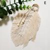 Home Creative Cotton Braid Coaster Handmade Macrame Cup Cushion Bohemia Style Non-slip Cup Mat