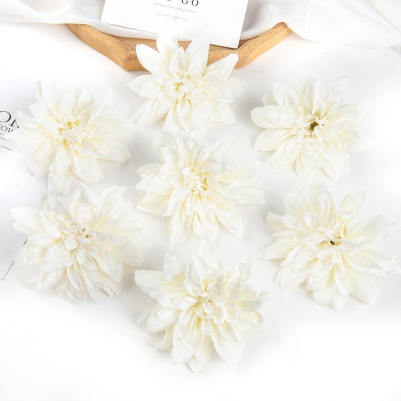 

50/100 шт. Искусственный цветок Шелковая Гербера Домашний фестиваль вечеринка Уличный Садовый декор Рождественский Сад Сделай сам коробка для конфет Свадебный букет 50pcs