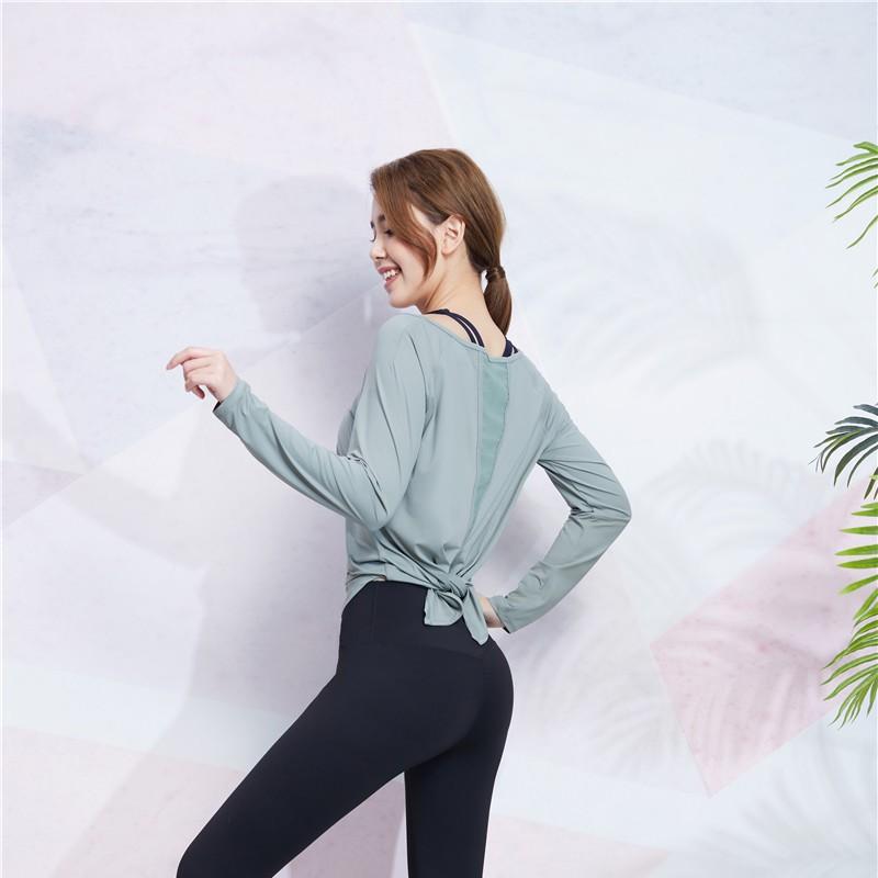 Yoga Clothes, Tops, Women's Loose Fitness Clothes, Quick-drying Clothes, Breathable and Thin Sports Long-sleeved Blouses, Running Thin Fitness Clothes