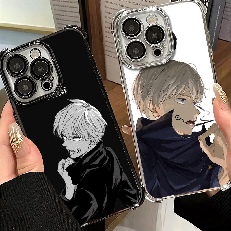 Anime Inumaki Toge JUJUSU Plating Phone Case For Xiaomi Poco X5 X6 X7 X8 Pro Max F8 Ultra F7 M8 M7 M5S Redmi 15C 15 14C 13C 13 X