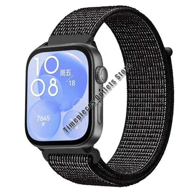 Nylon Loop Strap For Huawei Watch Fit 3 Sport Breathable Replacement Bracelet Wristband For Huawei Watch Fit 3 Belt Accessories