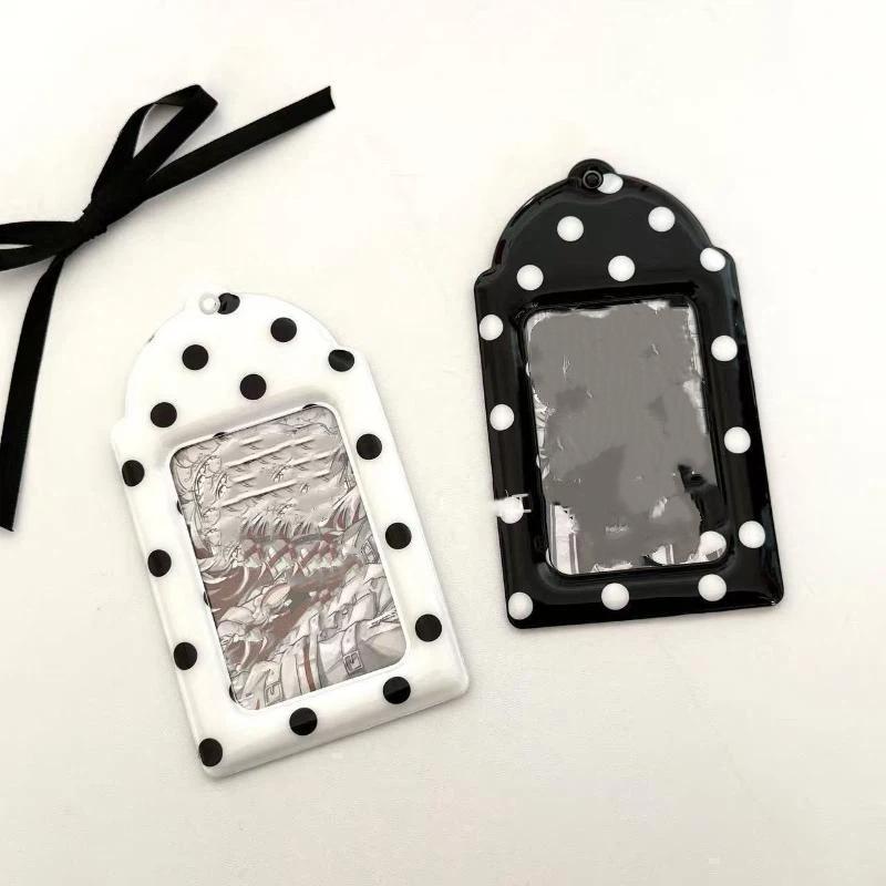 Punkt Kpop Kartenhalter 3 Zoll Klarer Fotokarten-Schutzhülle Anti-Fading Idol Foto Schutz Rucksack Anhänger für Geburtstagsgeschenke