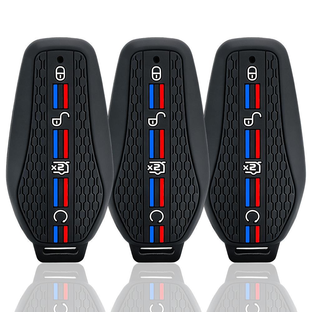 2026 Nouveau Housse de Clé en Silicone pour BYD Song Plus Atto 3 Han EV Tang DM Qin Seal Dolphin Porte-clé Télécommande Accessoires de Voiture
