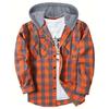 Men's Fashion Trend Hooded Checkered Sportswear