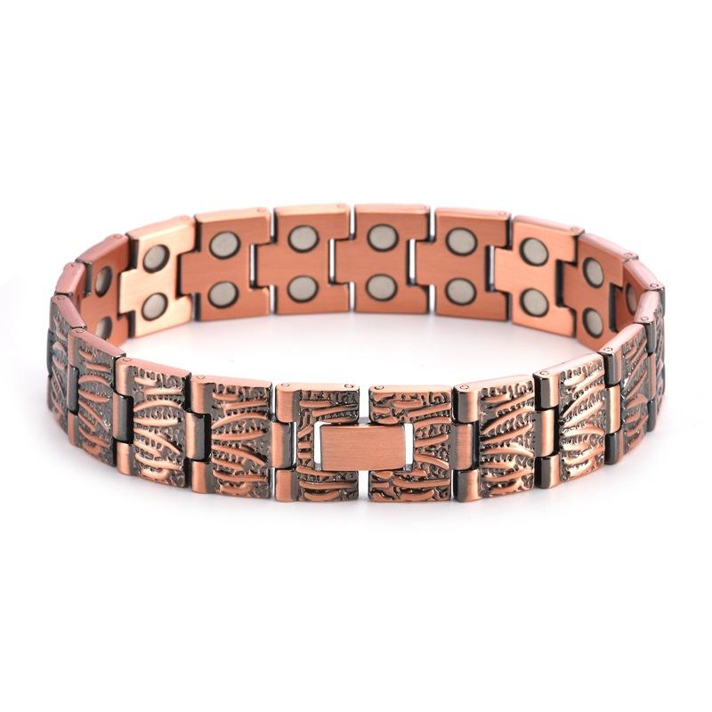 

Мужской браслет в стиле ретро 2025 года, браслет с отстегивающимся узором, высококачественная бижутерия 21.5CM