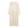 Fat Mm Large Size Women's Clothing New Spring and Autumn Lazy Wind Long Dress with Coat Knee Bottom Skirt