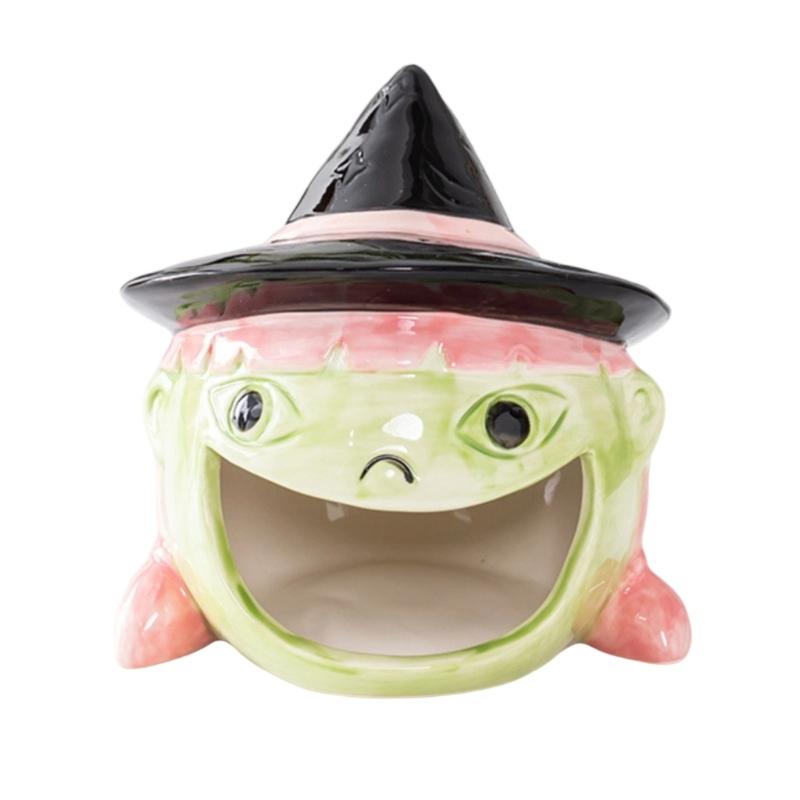 Halloween Candle Holders Tealight Votive Candle Holders with Grimaces,Pumpkin Lanterns Decorative Halloween Centerpieces