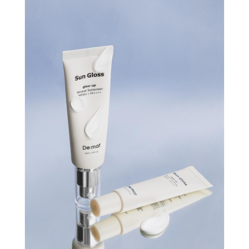 Demaf Sungloss Glow Up Protecție Solară Anorganică 50ml Cool