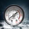 Small Pressure Gauge with Dual Scale 1/8" Thread Back Mount for Air Compressor Hydraulic Fluid 0-12Bar / 0-180PSI